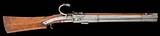 A very rare 7 barrel matchlock arquebuse musket with swiveling barrel and additional barrel in the butstock - 15 of 15