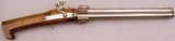A very rare 7 barrel matchlock arquebuse musket with swiveling barrel and additional barrel in the butstock - 14 of 15