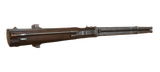A very rare 7 barrel matchlock arquebuse musket with swiveling barrel and additional barrel in the butstock - 12 of 15