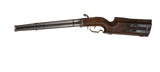 A very rare 7 barrel matchlock arquebuse musket with swiveling barrel and additional barrel in the butstock - 10 of 15