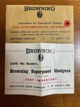 Browning Grade 1 Superposed 20 Gauge 28 inch barrels RKLT - Cased - 14 of 15