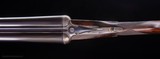 H J Hussey / H&H 12 gauge SxS Cased Sidelock Shotgun 2 3/4 Nitro Proof - 3 of 11