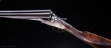 H J Hussey / H&H 12 gauge SxS Cased Sidelock Shotgun 2 3/4 Nitro Proof - 7 of 11