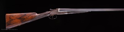 H J Hussey / H&H 12 gauge SxS Cased Sidelock Shotgun 2 3/4 Nitro Proof