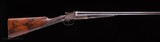 H J Hussey / H&H 12 gauge SxS Cased Sidelock Shotgun 2 3/4 Nitro Proof