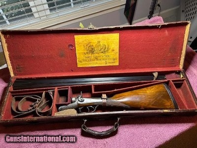 Purdey 12 gauge Hammer Gun, Nitro Proof, Cased