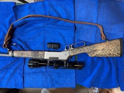 Excellent Browning BLR in 22-250 with 4-12 Scope