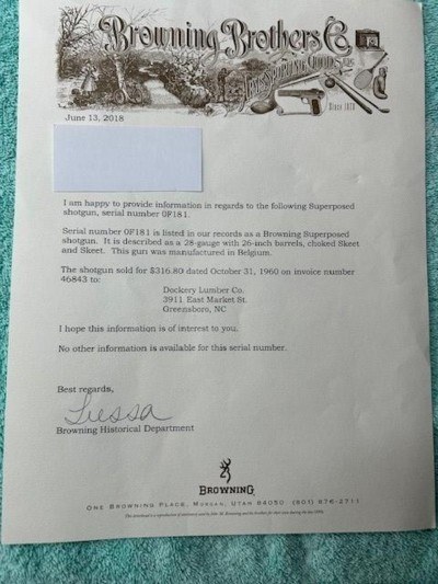 Excellent 1960 Browning Superposed 28 gauge RKLT - Image 14 of 15