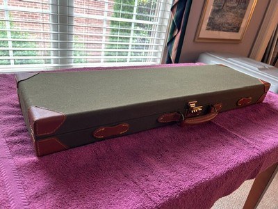 Leather Trim Brady Style Shotgun Case - Image 1 of 6