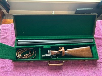 Leather Trim Brady Style Shotgun Case - Image 2 of 6