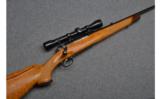 Winchester Model 70 Pre 64 Bolt Action Rifle in .270 Win with Custom Stock - 1 of 9