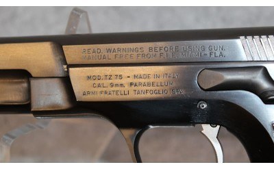 Tanfoglio~Model TZ-75~9mm - Image 4 of 6