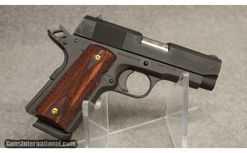 Rock Island Armory ~ M1911-A1 CS ~ .45 ACP