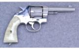 Colt New Service Revolver, .357 Mag, Nickeled - 1 of 2