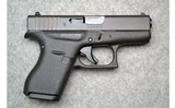 GLOCK ~ 42 ~ .380 ACP - 1 of 3