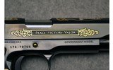 Colt ~ 1911 Engraved Tomb of the Unknown Soldier Collector Addition ~ .45 ACP - 4 of 12