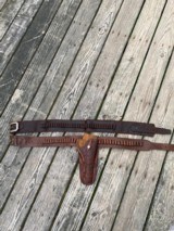 R.T. Frazier Colt SAA Holster Rig and Money/Cartridge Belt - 1 of 14