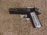 COLT O2991 1911 CUSTOM HAND ENGRAVED 38 SUPER - 1 of 2