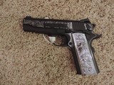 COLT COMBAT COMMANDER CUSTOM DEEP HAND ENGRAVED - 1 of 2