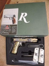 REMINGTON 1911 R1S 45ACP HIGH POLISHED SS CUSTOM ENGRAVED - 5 of 6