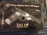 COLT AZTEC JAGUAR AZUL 38 SUPER TALO 1 OF 300 NEW IN BOX***SOLD - 1 of 6