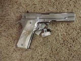 COLT CUSTOM BRIGHT STAINLESS 38 SUPER - 1 of 2