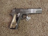 COLT O1911C- 38 SUPER CUSTOM HAND ENGRAVED - 1 of 2