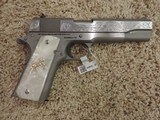 COLT O1911C-SS SERIES 70 CUSTOM HAND ENGRAVED - 1 of 2