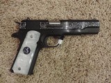 COLT O1911C SERIES 70 CUSTOM HAND ENGRAVED - 1 of 2