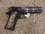 COLT GOVERNMENT SERIES 70 CUSTOM DEEP HAND ENGRAVED (NEW) - 1 of 2
