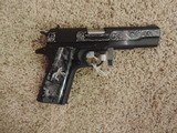 COLT O1911C 38 SUPER CUSTOM HAND ENGRAVED - 2 of 2