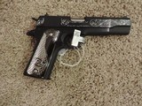 COLT O1911C CUSTOM HAND ENGRAVED 45ACP - 1 of 2