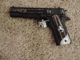 COLT O1911C 38 SUPER CUSTOM HAND ENGRAVED - 2 of 2
