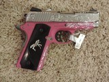 COLT DEFENDER TALO (1 OF 400) PINK DEEP HAND ENGRAVED NEW - 1 of 4