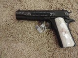 COLT O1911C 38 SUPER CUSTOM HAND ENGRAVED NEW - 1 of 2