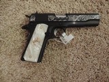 COLT O1911C 38 SUPER CUSTOM HAND ENGRAVED NEW - 2 of 2