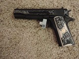 COLT 1911 GOVERNMENT 38 SUPER CUSTOM ENGRAVED NEW - 2 of 2