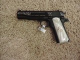 COLT 1911 GOVERNMENT 38 SUPER CUSTOM ENGRAVED NEW - 2 of 2