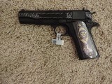 COLT 1911 GOVERNMENT 38 SUPER CUSTOM ENGRAVED NEW - 2 of 2