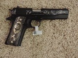 COLT 1911 GOVERNMENT 38 SUPER CUSTOM ENGRAVED NEW - 1 of 2