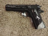COLT 1911 GOVERNMENT 38 SUPER CUSTOM ENGRAVED - 1 of 2