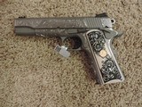 COLT O1070CCS - STAINLESS STEEL CUSTOM DEEP HAND ENGRAVED 45ACP - 2 of 4