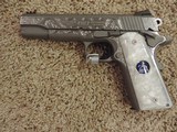 COLT O1073CCS 38 SUPER CUSTOM HAND ENGRAVED - 1 of 2