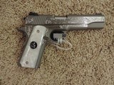 COLT O1073CCS 38 SUPER CUSTOM HAND ENGRAVED - 2 of 2