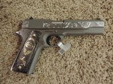 COLT O1911C-SS38 38 SUPER CUSTOM HAND ENGRAVED NEW - 1 of 2