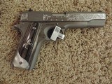 COLT 1911 GOVERNMENT 38 SUPER CUSTOM ENGRAVED NEW - 1 of 2