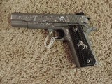COLT O1073CCS 38 SUPER CUSTOM HAND ENGRAVED NEW - 1 of 2