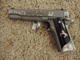 COLT O1911C 38 SUPER CUSTOM HAND ENGRAVED NEW - 1 of 2