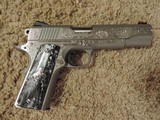 COLT O1073CCS 38 SUPER CUSTOM HAND ENGRAVED NEW - 1 of 2