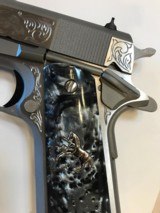 COLT O1911C GOVERNMENT SERIES 70 CUSTOM DEEP HAND ENGRAVED - 5 of 6
